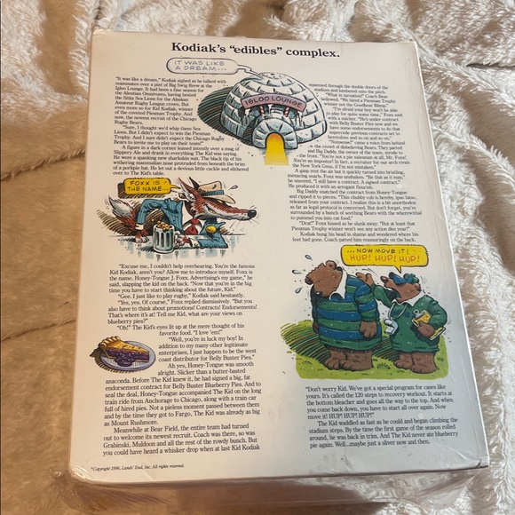 Lands' End Kid Kodiak Bear with Red Sweater vintage 1996 - Picture 5 of 6